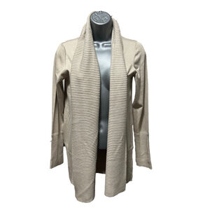 NWT Premise Studios Open Cardigan in beige size small